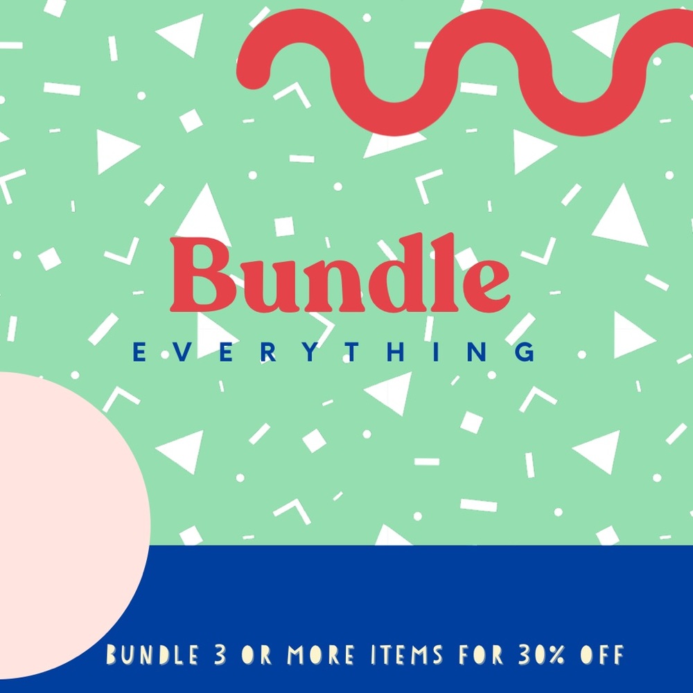 30% OFF Bundles of 3 Items or More